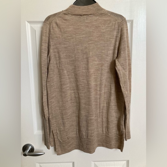 Badgley Mischka Tan Mock Neck Sweater - Picture 2 of 6
